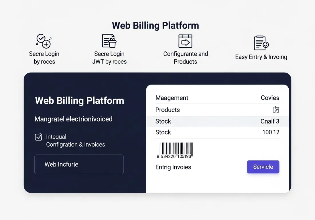 Plataforma de facturación electrónica con punto de venta integrado